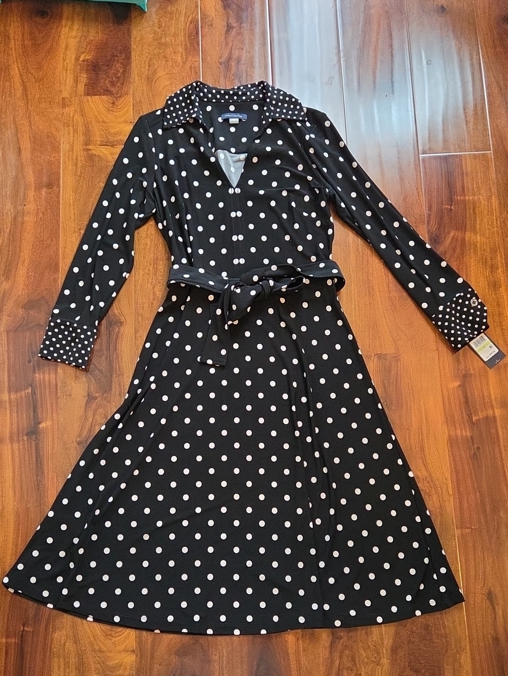 Tommy Hilfiger Black Polka Dot Dress